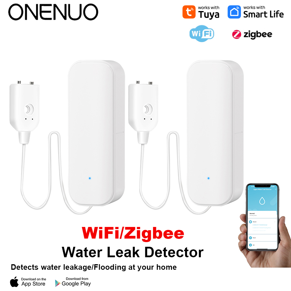 Wifi Water Sensor - WiFi/Zigbee Sensore Acqua Tuya Allarme Perdite
