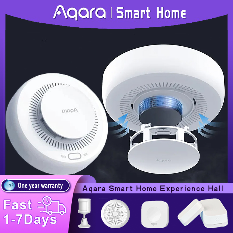Smart Home Hub Apple - Aqara Sensore rilevatore di fumo intelligente