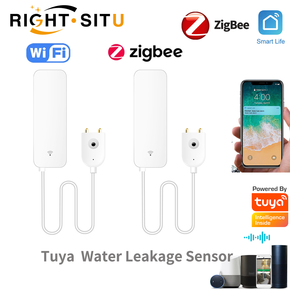 Wifi Water Sensor - Sensore di perdite d'acqua WiFi Tuya,