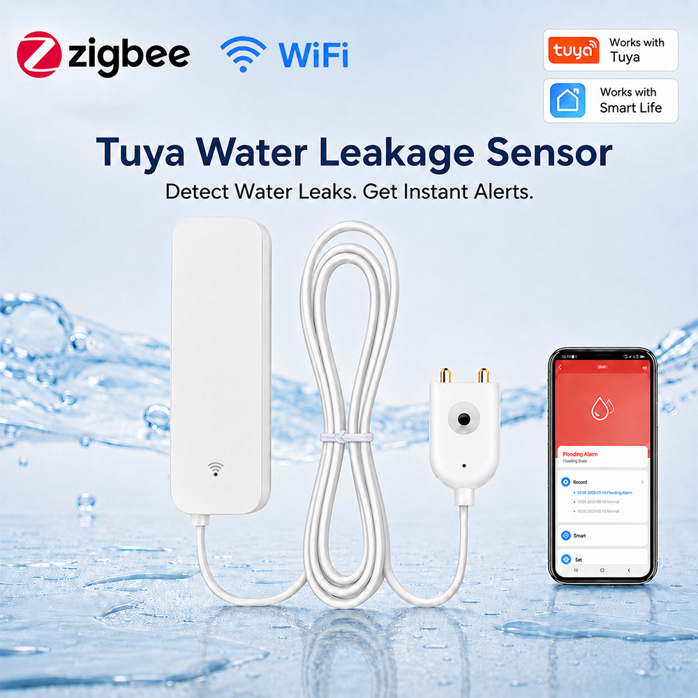 Smart Home Blog - Sensore di perdite d'acqua ZigBee WiFi,