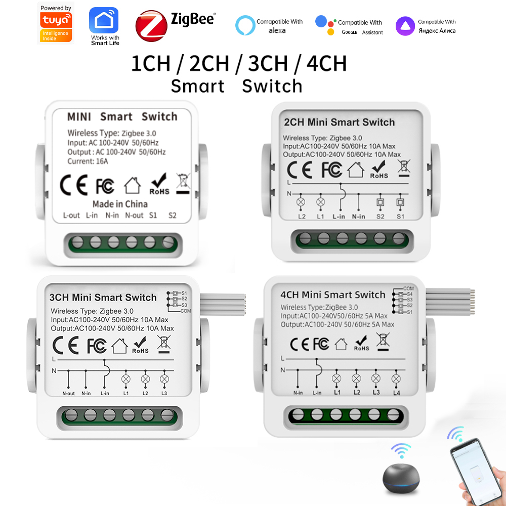 Smart Home Google - Interruttore Intelligente Tuya Zigbee 3.0 a