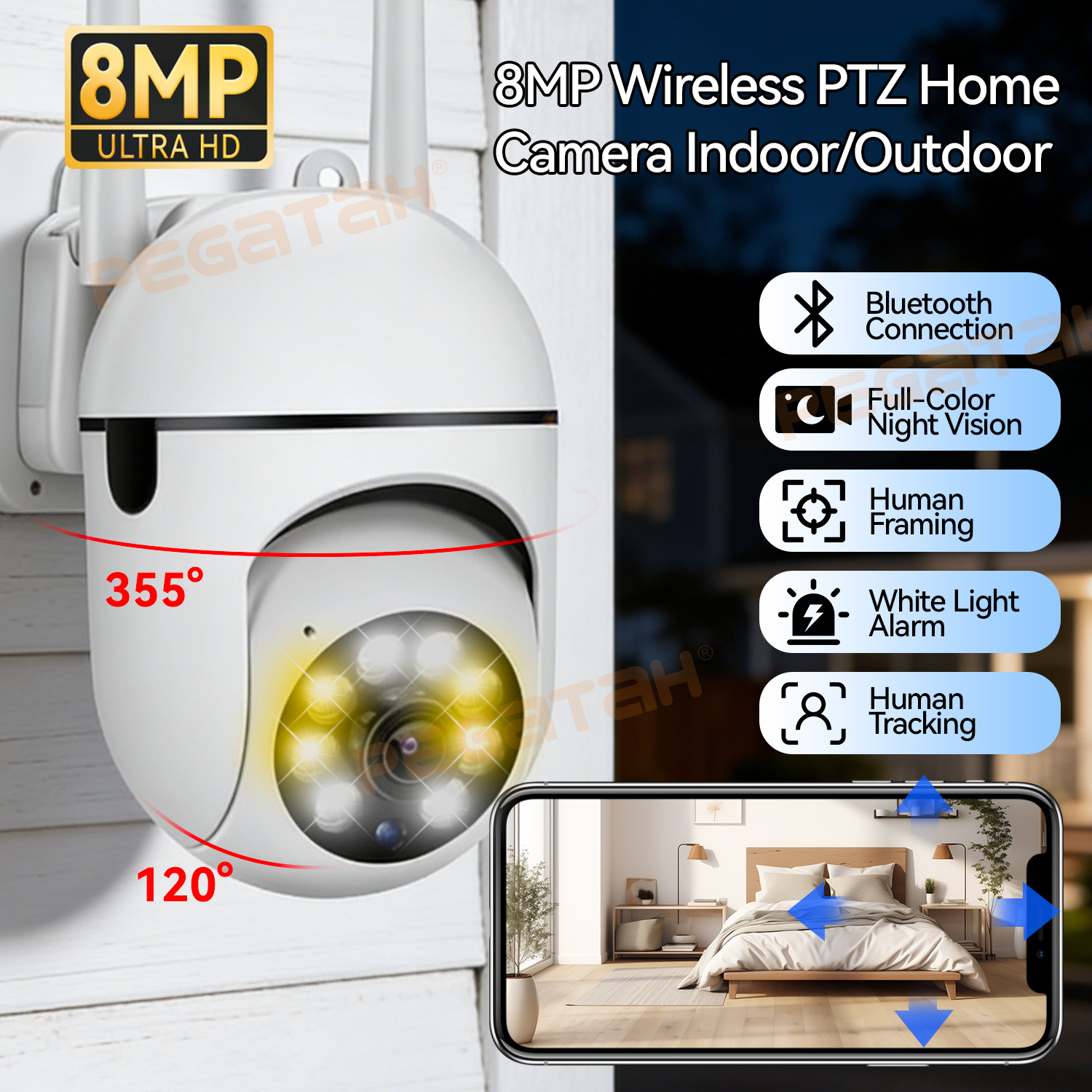Smart Home Windows App - Telecamera CCTV IP Wifi da 8MP