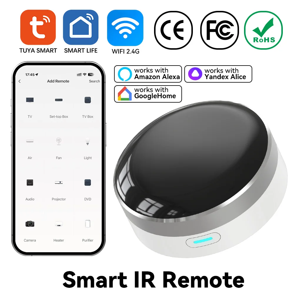 Smart Home Ventilation - YFK Telecomando Universale WiFi Smart IR