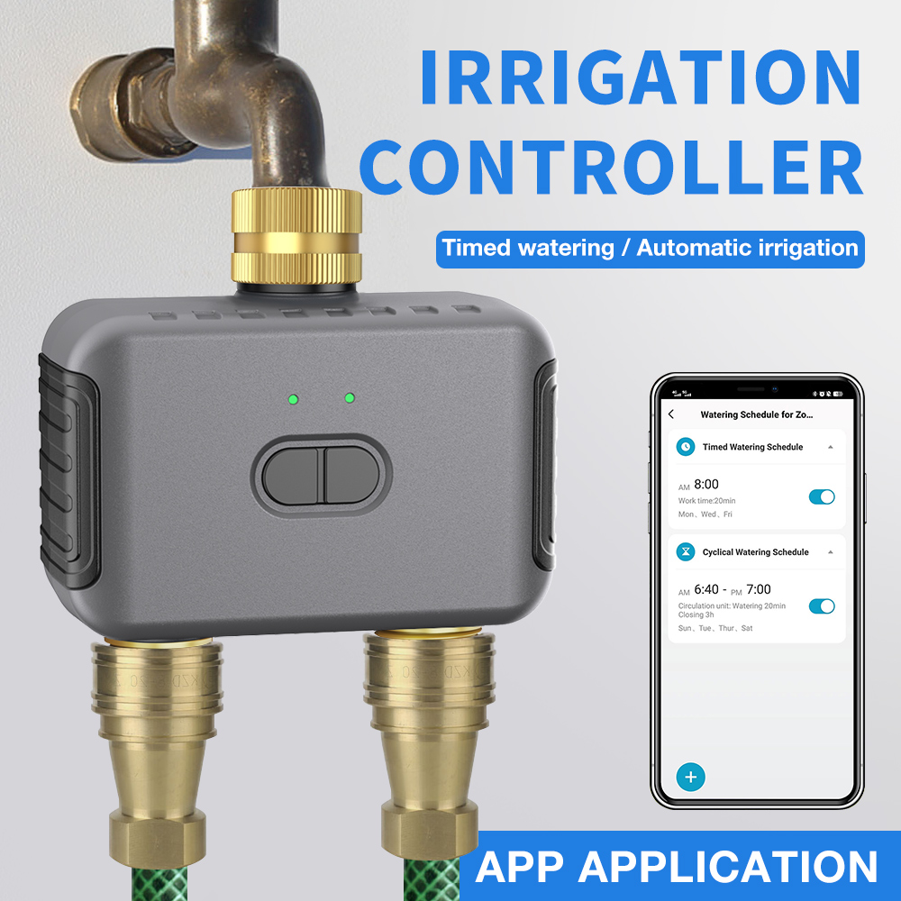 Smart Home Google - Tuya timer per irrigazione a 2