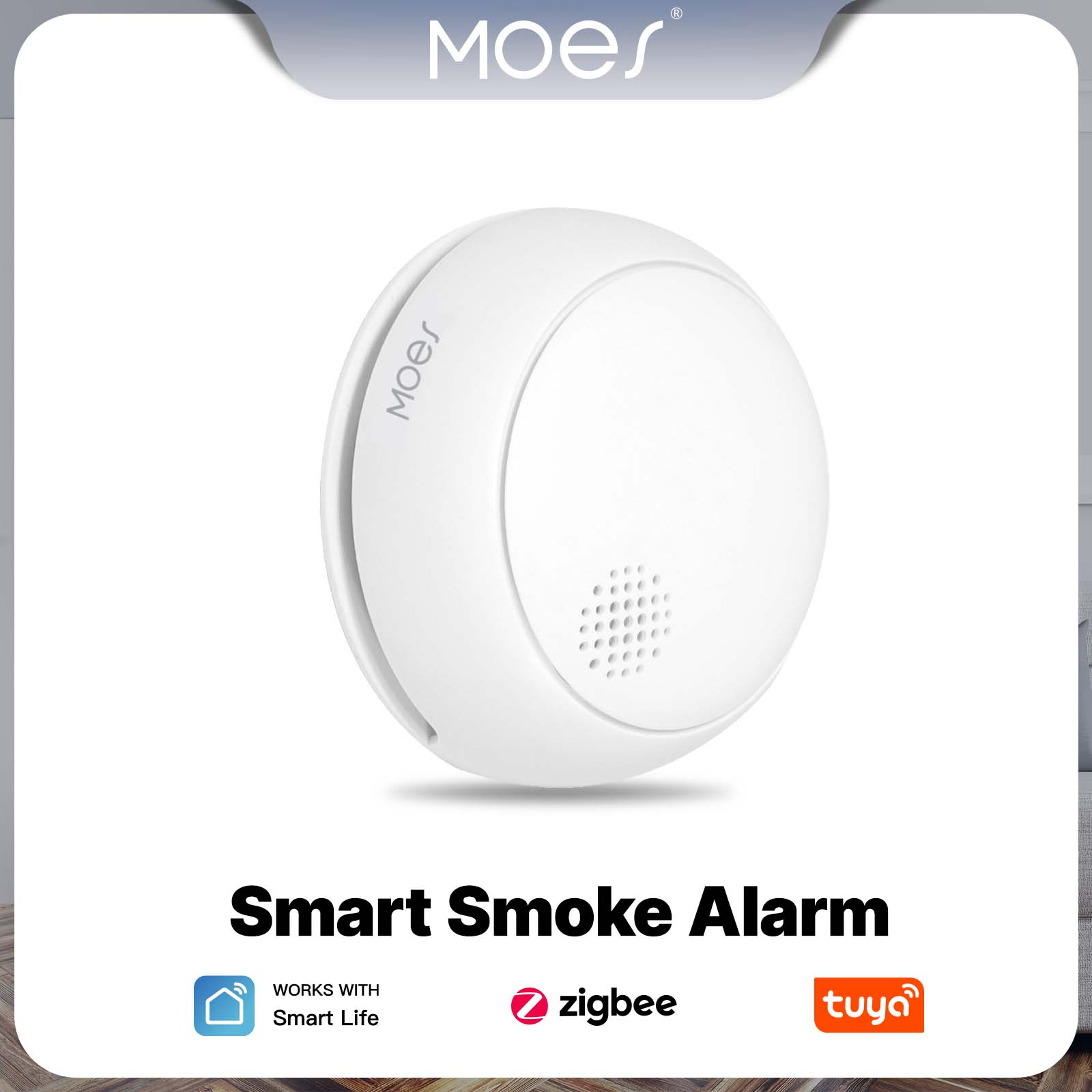 Smart Home News - MOES ZigBee Rilevatore di Allarme Fumo