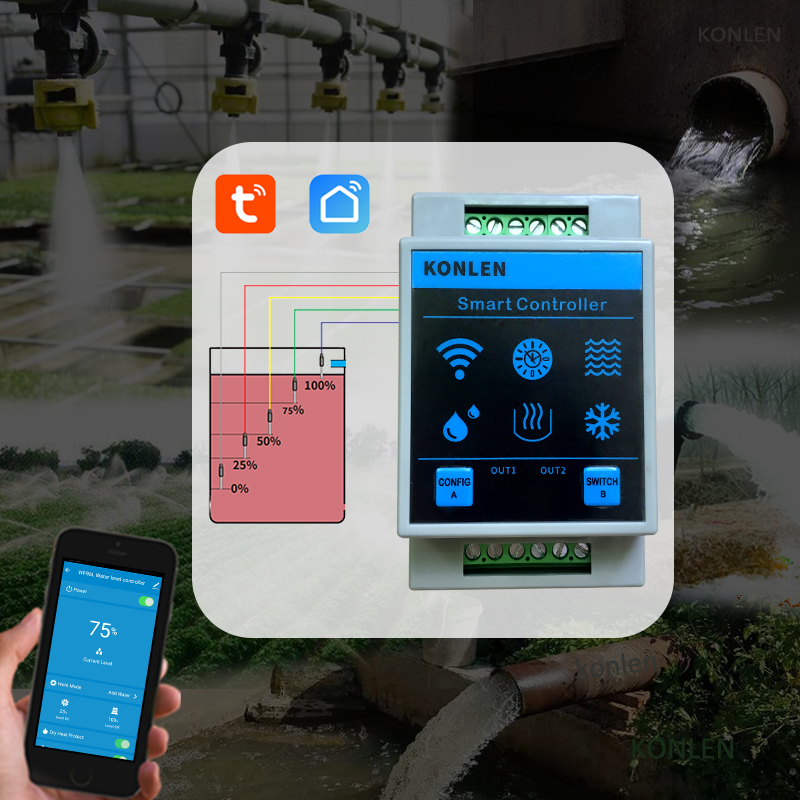 KONLEN Tuya Sensore di livello - Wifi Water Sensor recensione e prezzo