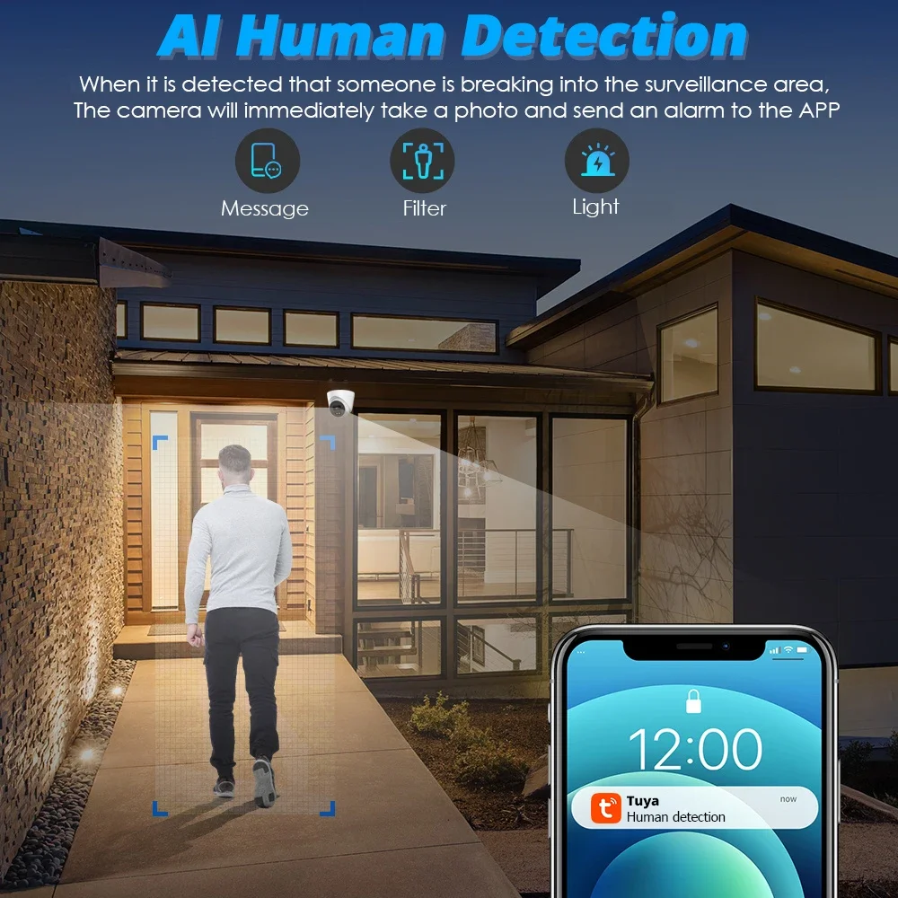 6MP POE Camera 6MP Outdoor Sma - Smart Home Windows App recensione e prezzo