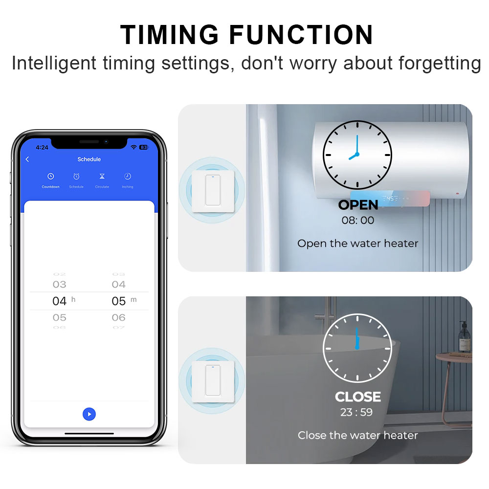 Interruttore scaldabagno intel - Smart Home Google recensione e prezzo