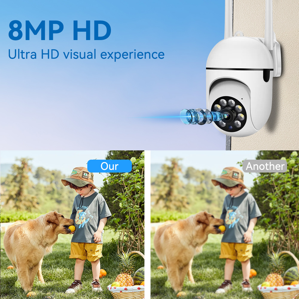 Telecamera CCTV IP Wifi da 8MP - Smart Home Windows App recensione e prezzo