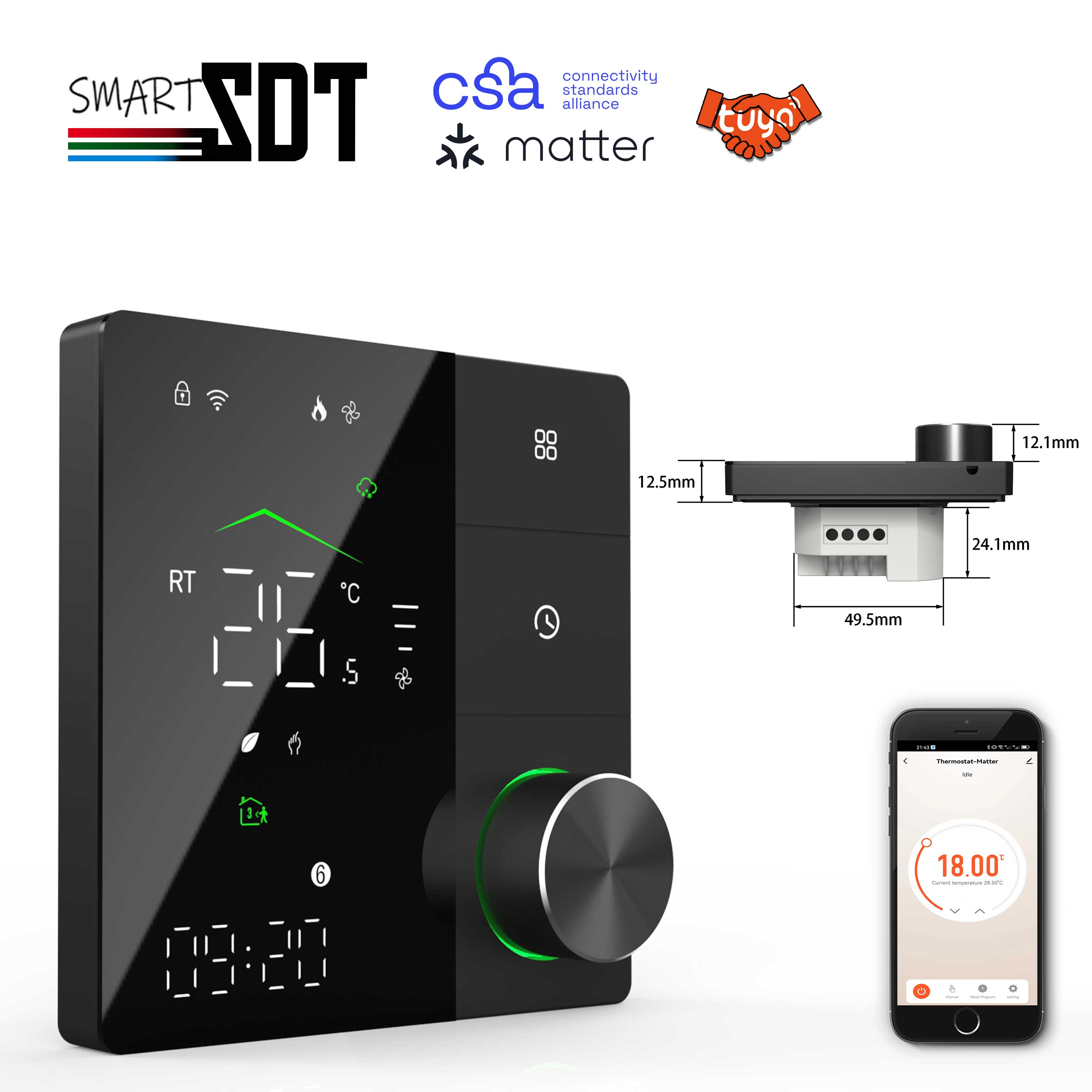 Termostato riscaldante 24V 110 - Smart Home Hub Apple recensione e prezzo
