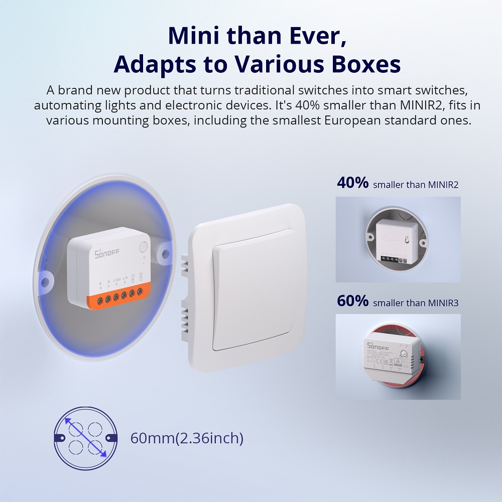 Sonoff Mini R4 Extreme Interru - Smart Home Bridge recensione e prezzo